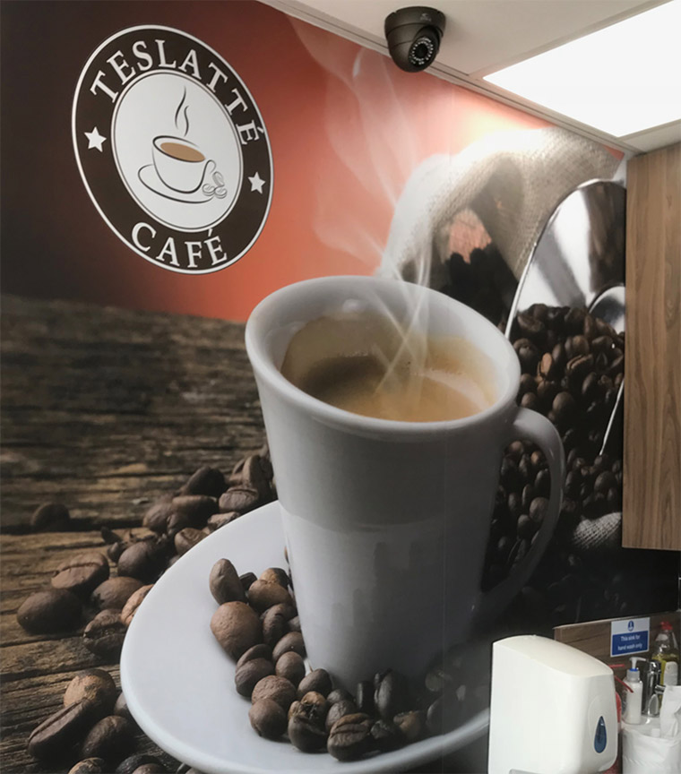 Teslatte Coffee Shop